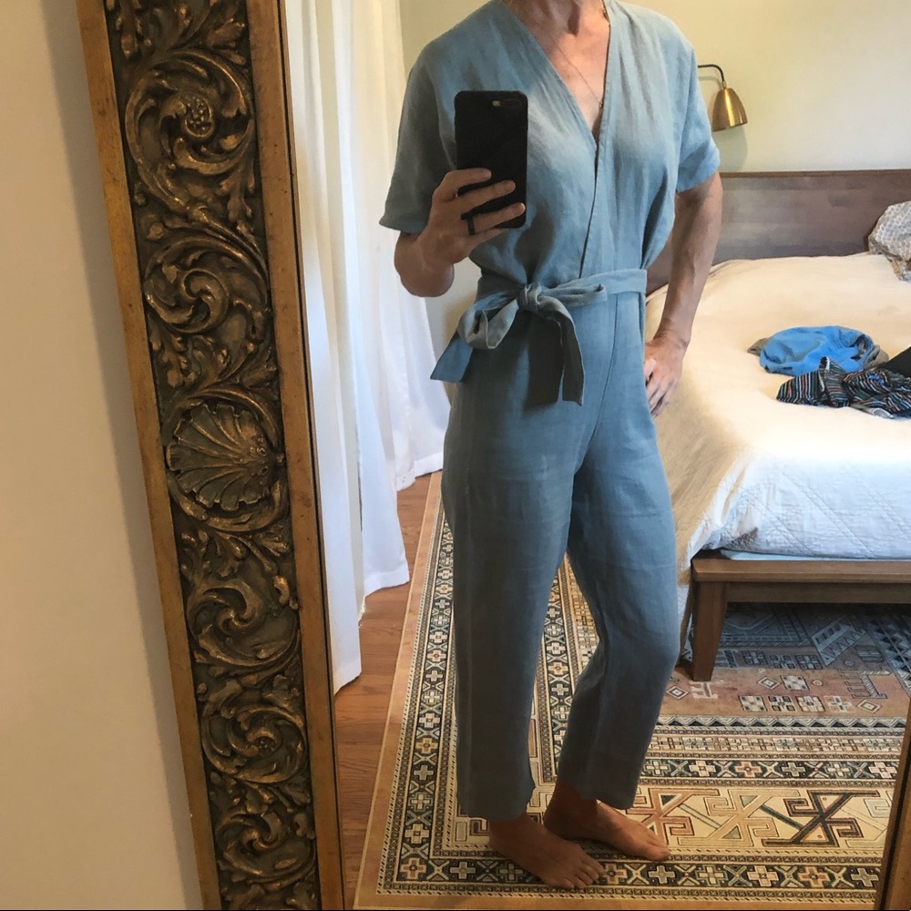 Linen jumpsuit. Brand new, made to order